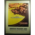 1958 American President Lines Advertisement - Yokohama