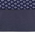 NoJo Indigo Denim/Chambray Crib Skirt/Dust Ruff...