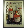 1960 Bisquit Cognac Ad - Triomphe du Cognac