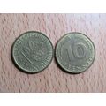 1987f 10 Pfennig Germany Coin