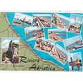 Riviera Adriatica Italy Multiview Postcard post...