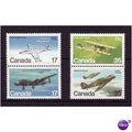 CANADA 1980 AIRCRAFT SG 996/999 SET 4 VALS U/M ...
