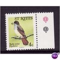 ST KITTS 1981 4c FLYCATCHER BIRD SG 54a U/M MINT