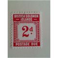 British Solomon Islands 1940 2d Scarlet Postage...