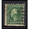 Used 424 1c George Washington Just Clears K3455