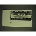 1937 A.F. Stoeger Black Diamond Lightning Bluer Ad - Blueing Revolutionized