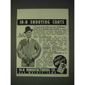1937 10-X Shooting Coat Ad - designed by Riflemen