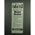1954 The Milwaukee Road Ad - Western Vacation