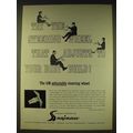 1963 GM Saginaw Adjustable steering wheel Ad - Adjusts to your Body Build