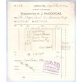 ME Caribou Letterhead / Billhead A. J. McDougal...