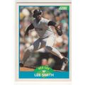 1989 Score Lee Smith baseball card #150 – Red Sox