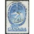 Canada 1955 10th Anniversary ICAO 5c Ultramarin...