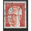 GERMANY EAST 1970 PRES HEINEMANN 40pf ORANGE SG...