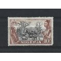 Nigeria.SG79 10s "Hides and Skins".Fine Used.Fe...