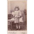 VICT. CDV. PHOTO - SMALL GIRLHOLDING DOLL BY L ...