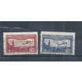 France stamps. 1930 Air pair used SG 483 & 484 ...