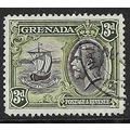 GRENADA 1934 GV WMK MULT SCRIPT CA 3d USED SG140