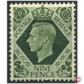 1937 SG473 9d Deep Olive Green Mounted Mint SG473