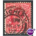 GB stamps 1902-10 KEV11 - 1d SG219 Keighley 5