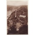 RP Sepia Postcard Countisbury Hill Lynmouth Dev...