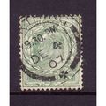 GREAT BRITAIN 1902 SG 217 1/2d PALE YELLOW GREE...