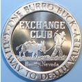 Exchange Club. $1 Casino Token. Beatty, NV. 196...