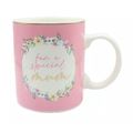 Mum Mug for a Special Mum Pink Floral 9.5 CM Ce...