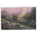 Llyn Crafinant Llanrwst 1907 Oilette Art Postcard