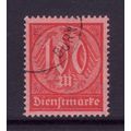 GERMANY 1923 OFFICIAL SG O253 100M CARMINE / CA...