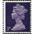 GB, QE II Machin definitive, violet 1967, 3d