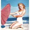 Marilyn Monroe vintage Sexy Beach Umbrella pinu...