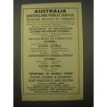 1966 Australia Queensland Public Service Advertisement