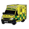 Paramedic Ambulance 999 First Aid Metal Enamel ...