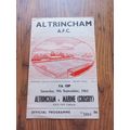 1961/62 FA Cup 1st Qualifying Round - Altrincha...