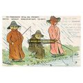 rp09483 - Louis Wain Cats - Fishing - print 6x4