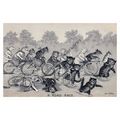 rp13801 - Louis Wain Cats - A Road Race - print...