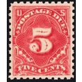 J55, Mint VF NH 5¢ - Postage Due Stamp - Stuart...
