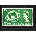 GREAT BRITAIN 1957 1s 3d SCOUTS JAMBOREE GREEN ...