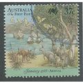 AUS 1988 37c 'THE FIRST FLEET - ARRIVAL' FINE U...