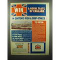 1969 Gorton's English Style Fish & Chips Ad - Royal