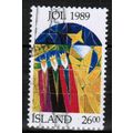 1989 Iceland - Sc# 685 used - Christmas 26.00 k...