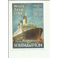 Advertising WHITE STAR LINE "Majestic" Postcard...