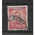 SouthernRhodesia.SG41 1d King George VI (Scarle...