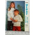 Vintage: Wendy 1658 children's sweater, 4 ply