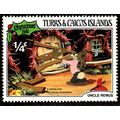 Turks & Caicos Islands 1981 Disney 1/4c MNH Sta...