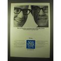 1970 New York Life Ad - Each Partner Protected