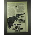 1971 BSA De-luxe Hunting Rifle Ad - Don't Shoot Alike