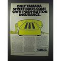 1981 Yamaha Motorcycles Ad - Street Bikes Insurance