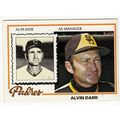 1978 Topps baseball card 467 Manager Alvin Dark...