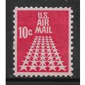 USA 1968 AIR 10c RED FIFTY STARS SG A1318 M MINT#